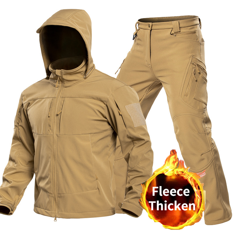Outdoor Camping Hiking - Outdoor Tactical Softshell Suit for Men