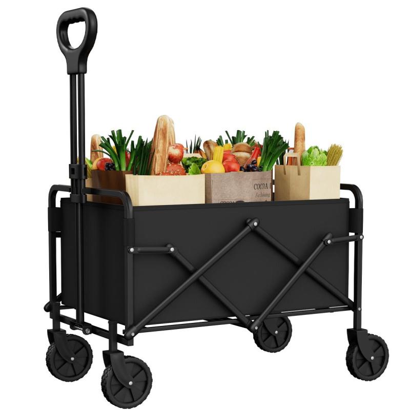 Outdoor Camping Shop - Heavy Duty Folding Wagon All-Terrain Collapsible