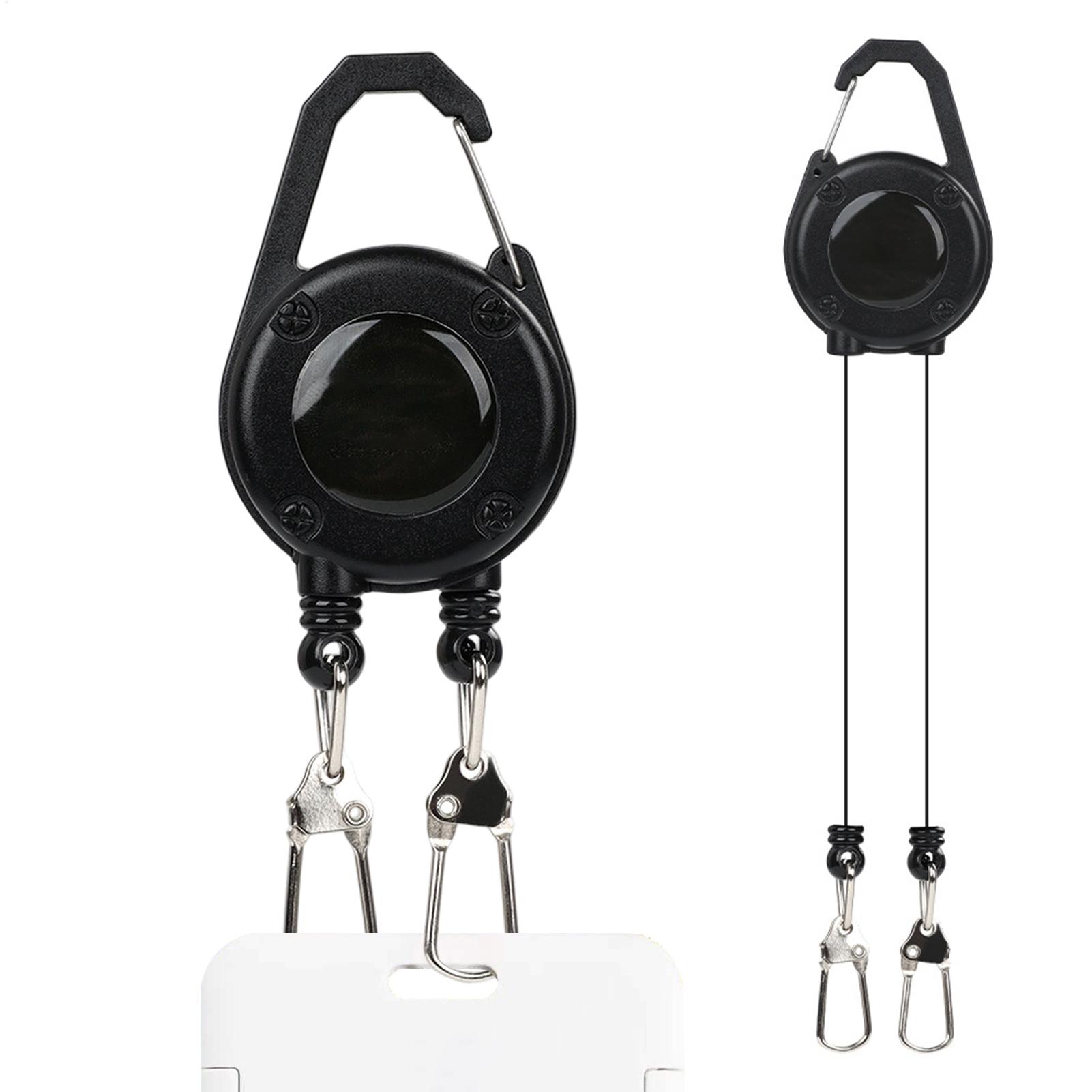 Outdoor Camping Logo - Badge Reels Retractable with Carabiner Retractable