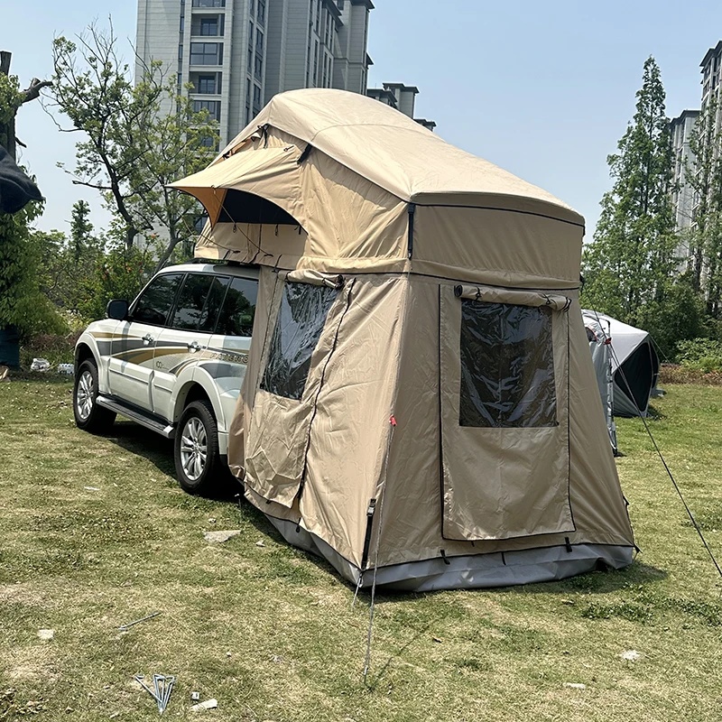 Hot Selling 2-3 Person Soft Sh - огляд і ціна Outdoor Camping Car Tent