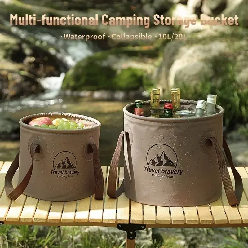 5/10/20L Folding Portable Buck - огляд і ціна Outdoor Camping Bathroom