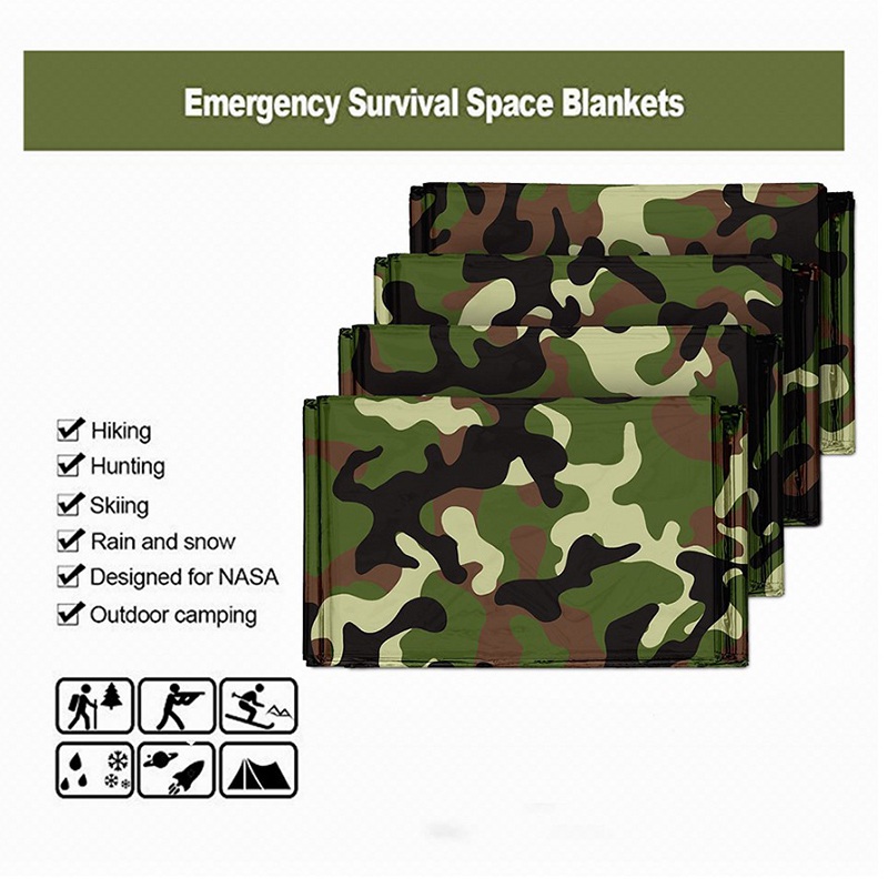 1pcs Emergency Thermal Blanket - огляд і ціна Outdoor Camping Rug Waterproof