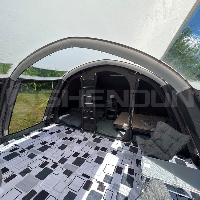 Inflatable Awning Caravan Tent - огляд і ціна Outdoor Camping Car Tent