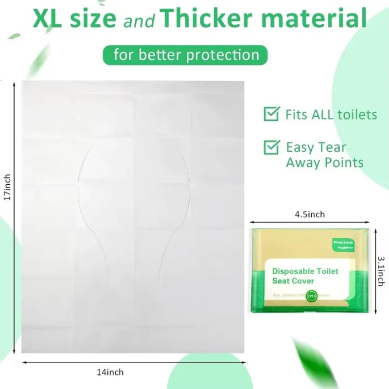 10-120PCS Disposable Toilet Se - огляд і ціна Outdoor Camping Bathroom