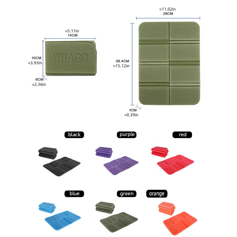 1-5pcs Foam XPE Folding Cushio - огляд і ціна Outdoor Camping Rug Waterproof
