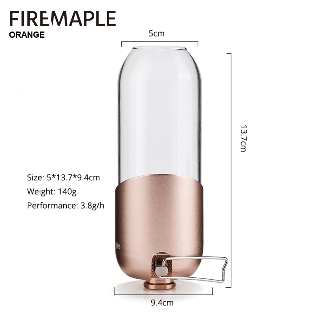 Fire Maple Orange Gas Lantern  - огляд і ціна Outdoor Camping Outlet