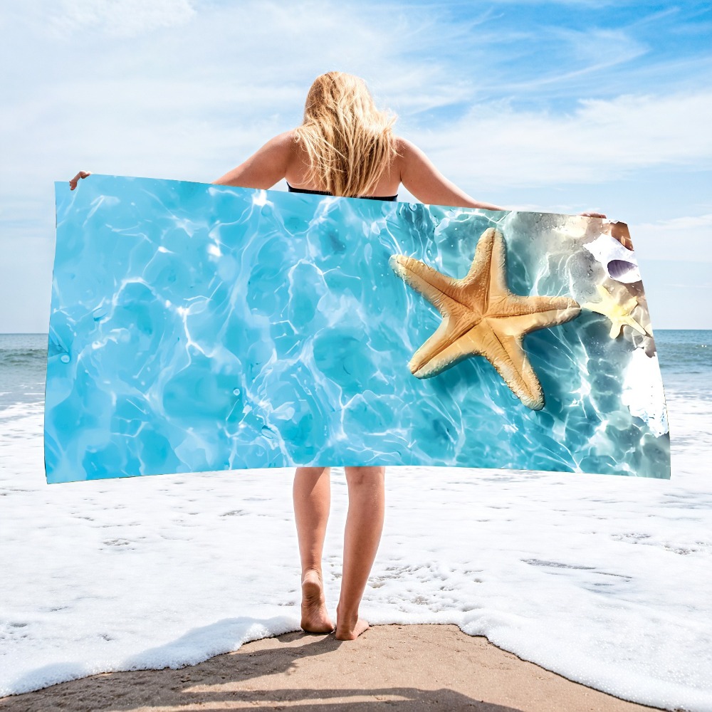 27.5x55inch Blue Ocean Jellyfi - огляд і ціна Camp Towel Microfiber
