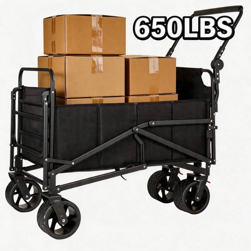 3-In-1 Seat Wagon Cart with Cu - огляд і ціна Outdoor Camping Shop