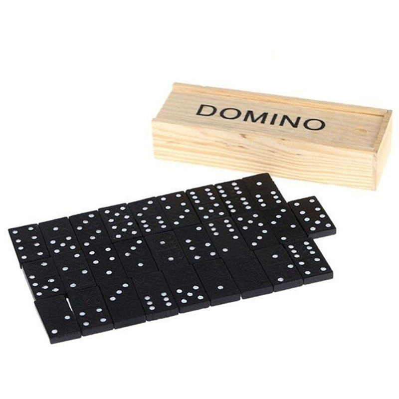 28pcs/Set Wooden Domino Board  - огляд і ціна Outdoor Camping Toys