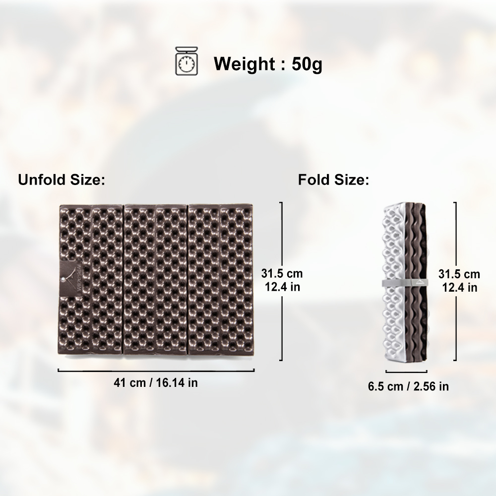 Widesea Camping Foldable Mat S - огляд і ціна Outdoor Camping Rug Waterproof