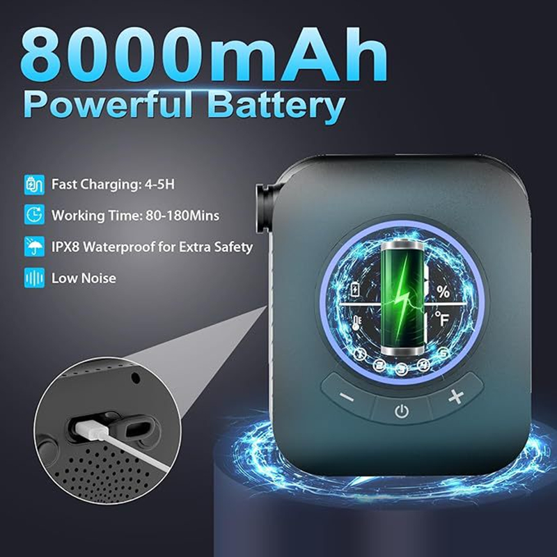 Camping Shower 3.6V 8000mAh IP - огляд і ціна Outdoor Camping Bathroom