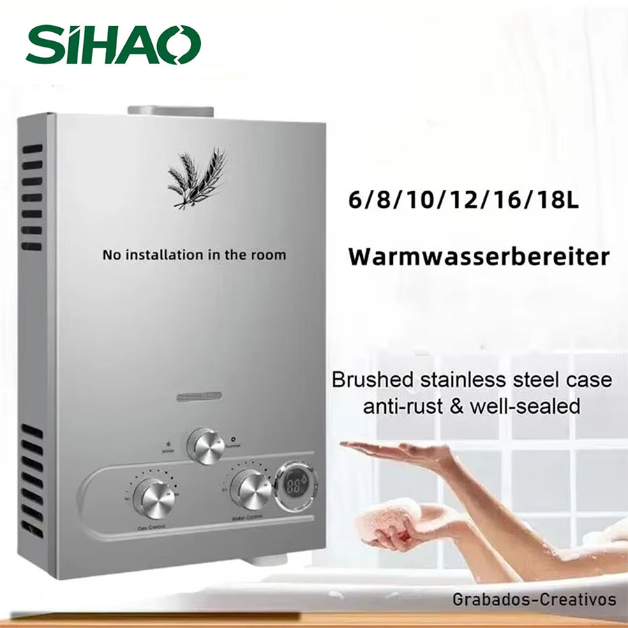SIHAO 12L 16L 18L GPM LPG Gas  - огляд і ціна Outdoor Camping Bathroom