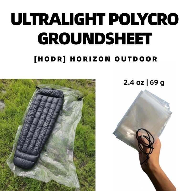 [HODR GEAR]Ultralight Polycro  - огляд і ціна Outdoor Camping Rug Waterproof