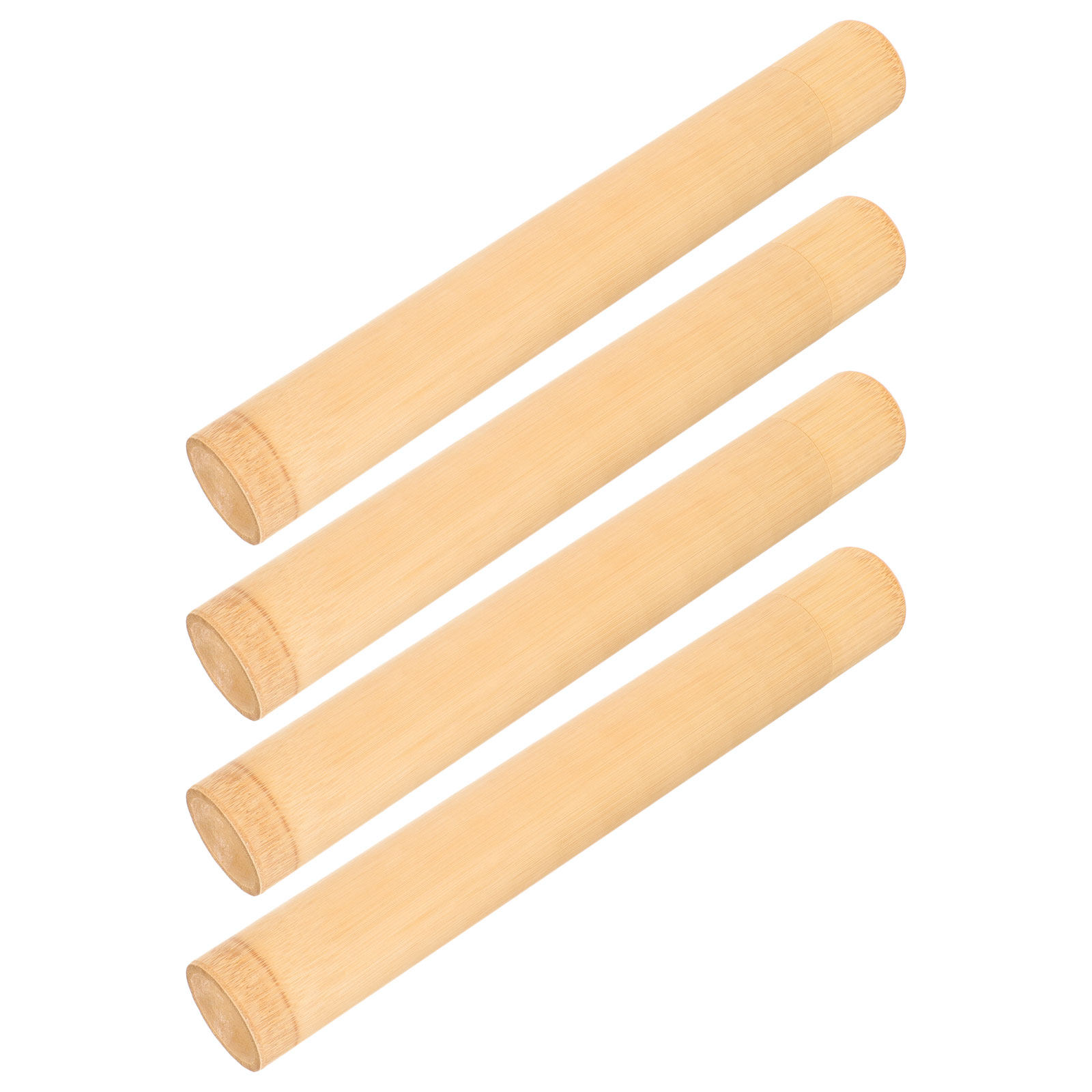 4Pcs Bamboo Toothbrush Holder  - огляд і ціна Outdoor Camping Bathroom