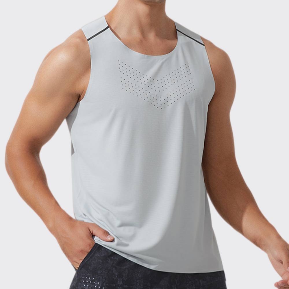 Men Gym Vest Quick Dry Running - огляд і ціна Outdoor Camping Logo