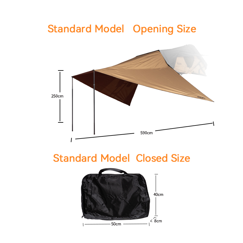 Waterproof Oxford Canopy Tent  - огляд і ціна Outdoor Camping Car Tent