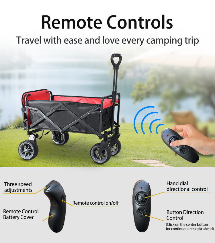 Electric Camping Wagon Cart Fo - огляд і ціна Outdoor Camping Shop
