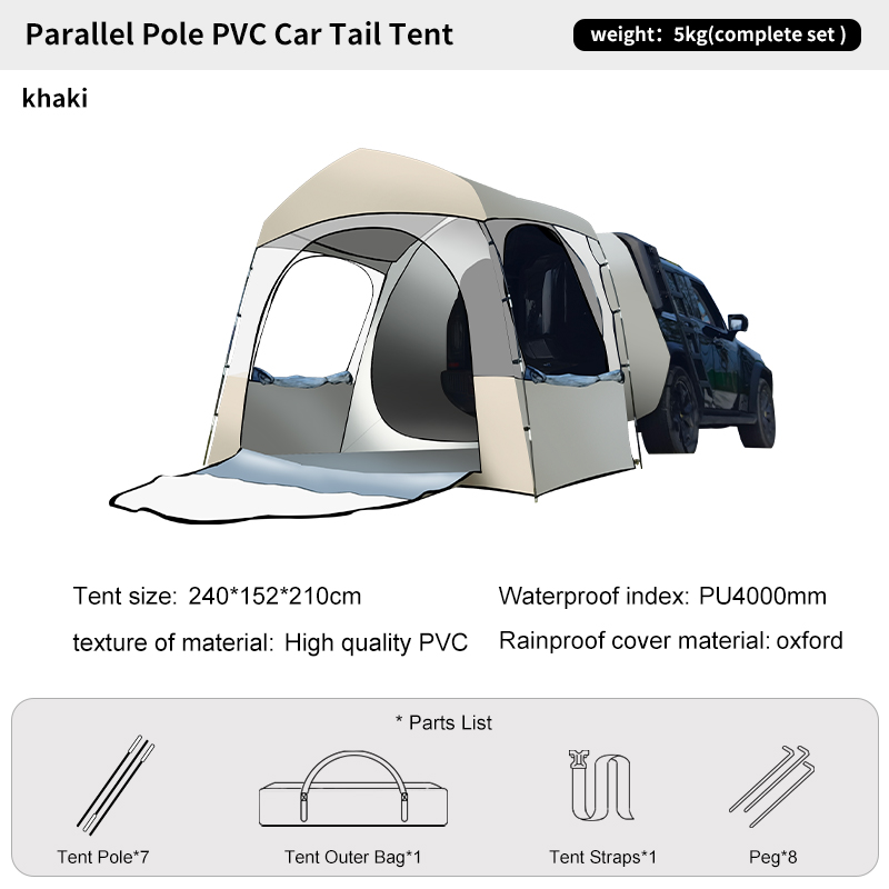 3 Person All Season  Camping C - огляд і ціна Outdoor Camping Van Tent