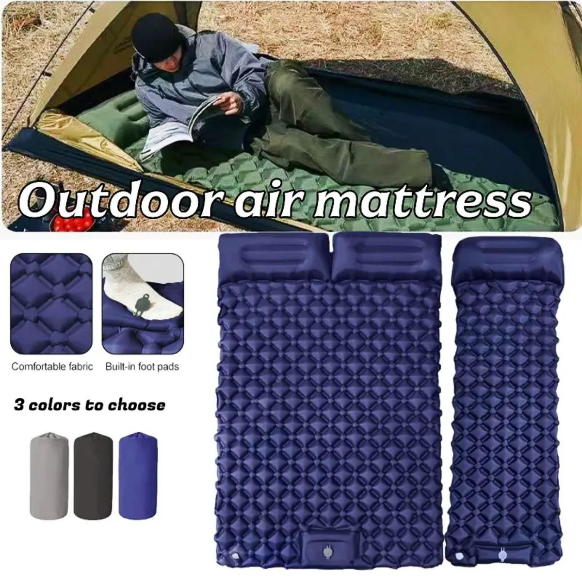 Single & Double Inflatable Air - огляд і ціна Outdoor Camping Rug Waterproof