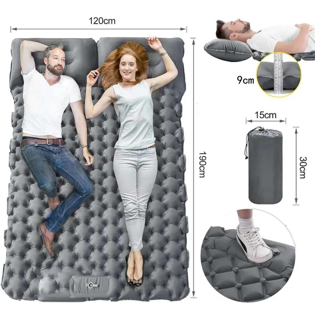 Single & Double Inflatable Air - огляд і ціна Outdoor Camping Rug Waterproof