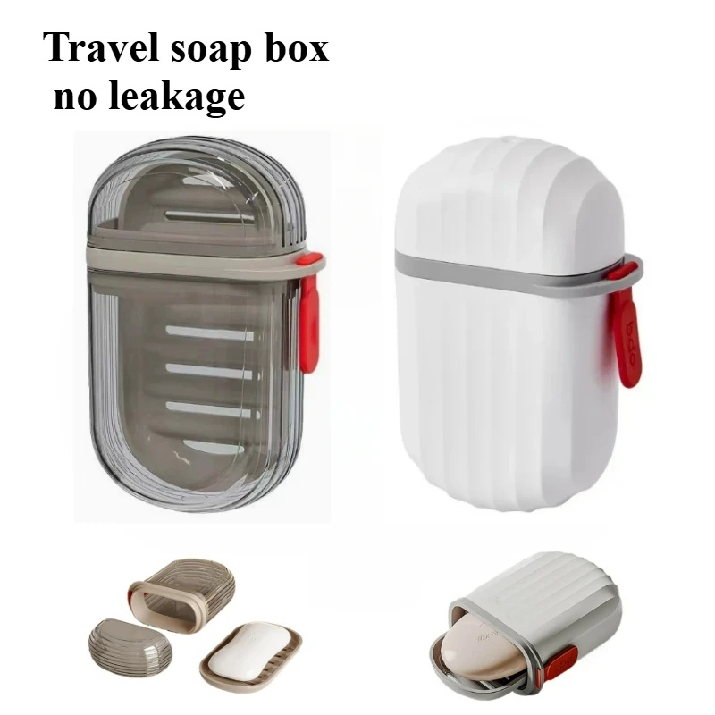 Travel Portable Soap Box with  - огляд і ціна Outdoor Camping Bathroom