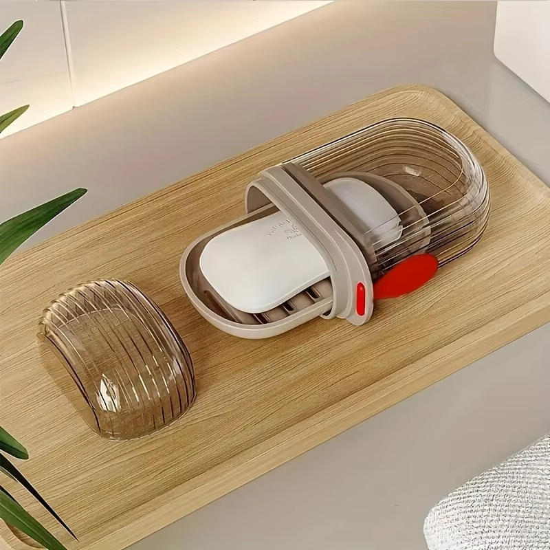 Travel Portable Soap Box with  - огляд і ціна Outdoor Camping Bathroom