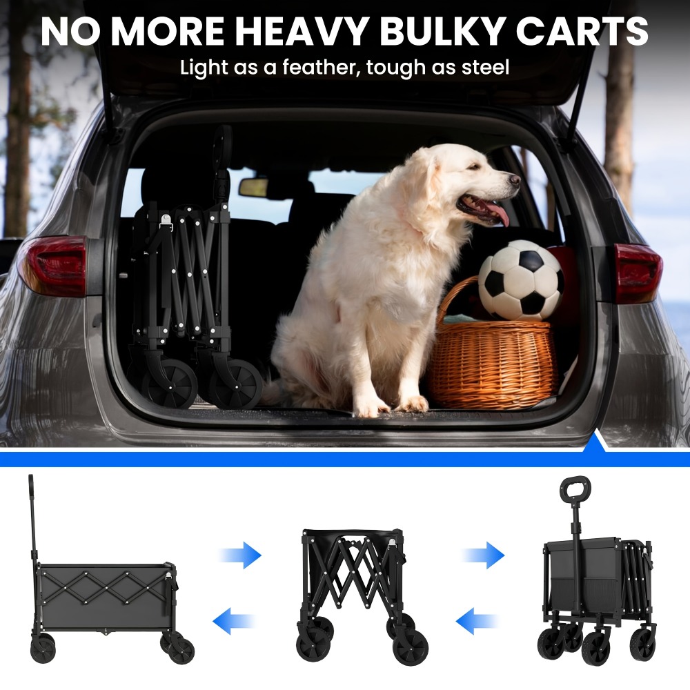 Folding Garden Cart 360 lbs Ca - огляд і ціна Outdoor Camping Shop