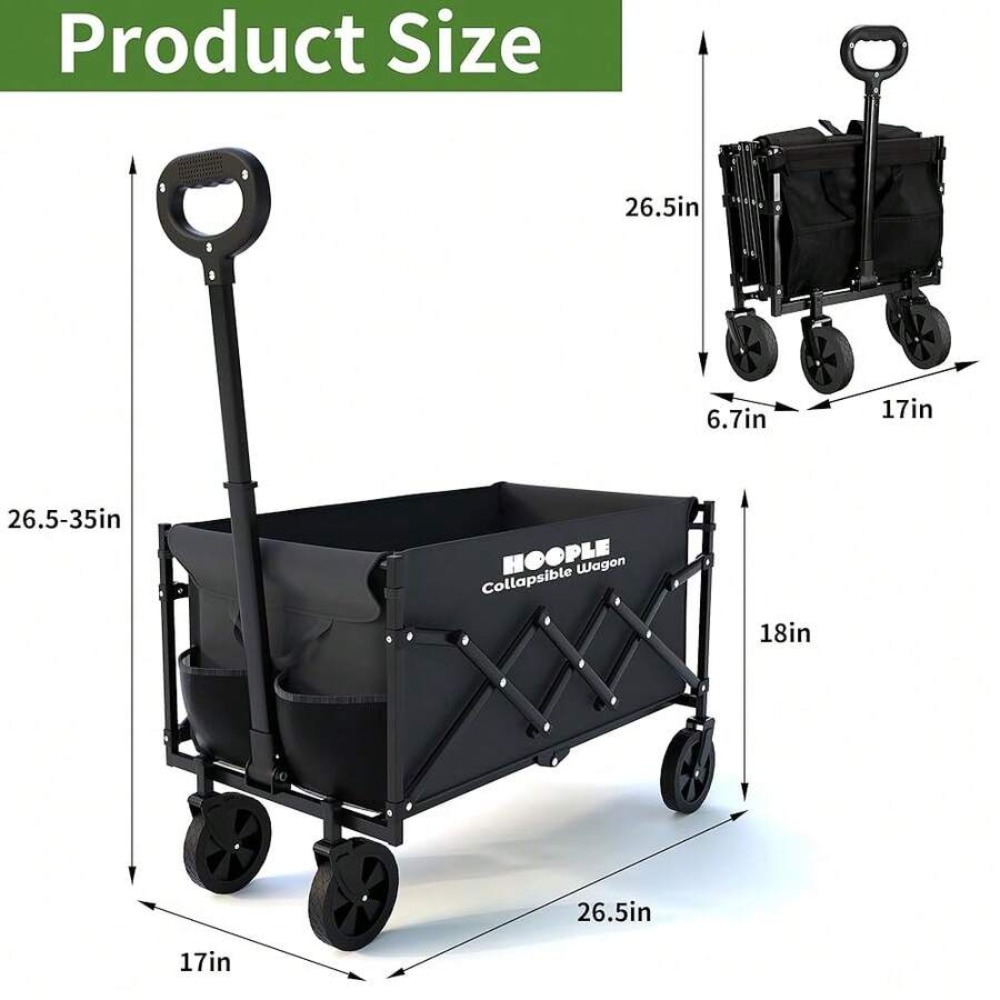Collapsible Wagon With Wheels  - огляд і ціна Outdoor Camping Shop