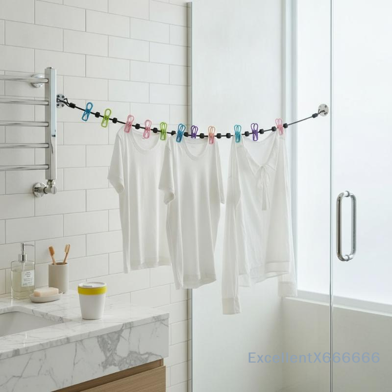 Elastic Clothesline with Clips - огляд і ціна Outdoor Camping Bathroom