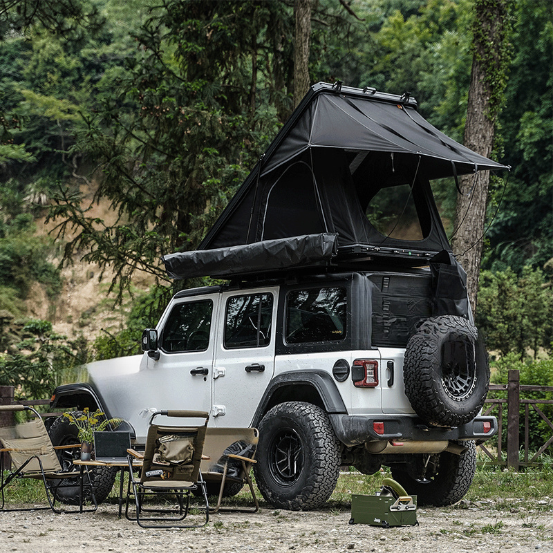 Hard Aluminum Rooftop Tent wit - огляд і ціна Outdoor Camping Van Tent