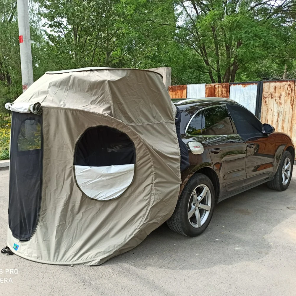 Car Rear Roof Outdoor Equipmen - огляд і ціна Outdoor Camping Car Tail Tent