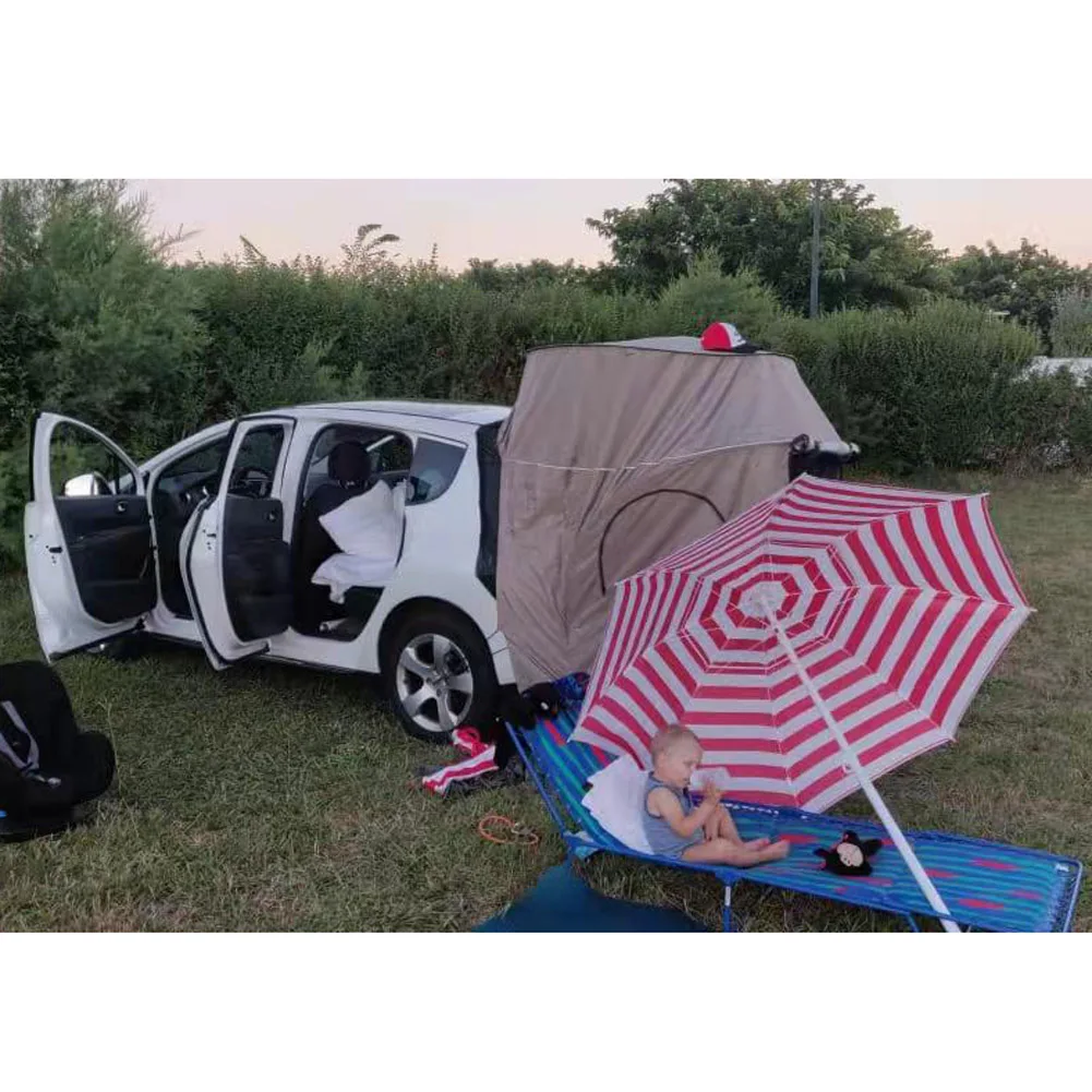 Car Rear Roof Outdoor Equipmen - огляд і ціна Outdoor Camping Car Tail Tent