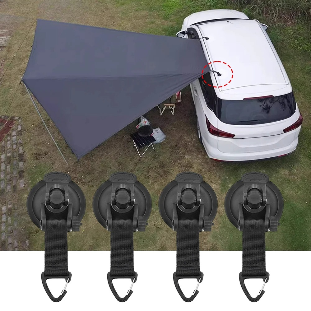 2/4pcs Car Tent Suction Cup Bu - огляд і ціна Outdoor Camping Van Tent