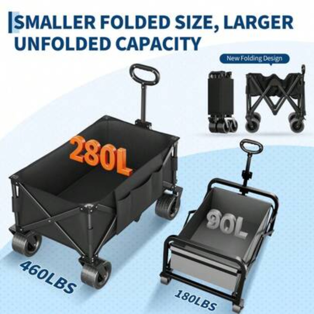 Foldable Utility Wagon Cart 46 - огляд і ціна Outdoor Camping Shop