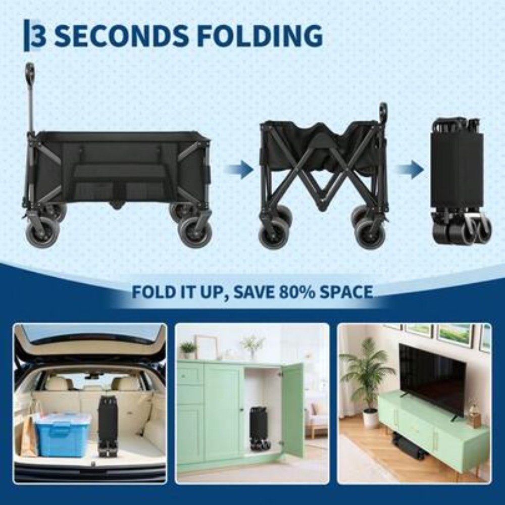 Foldable Utility Wagon Cart 46 - огляд і ціна Outdoor Camping Shop