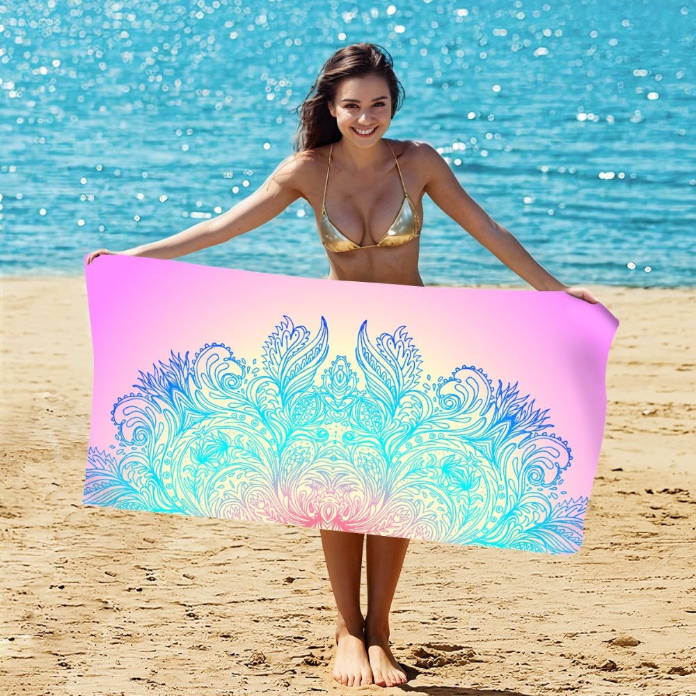 Mysterious Pattern Beach Towel - огляд і ціна Camp Towel Microfiber