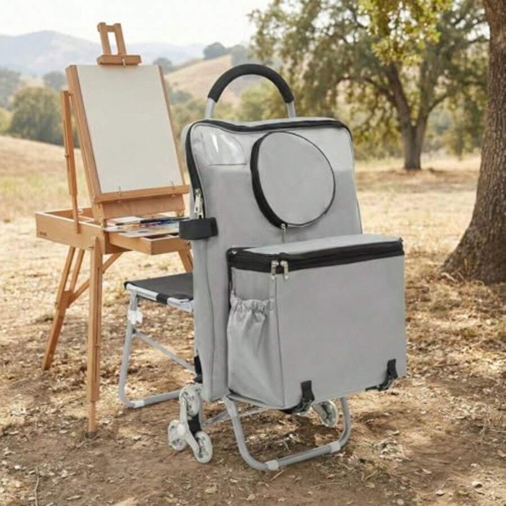 3 Wheel Folding Art Cart with  - огляд і ціна Outdoor Camping Shop