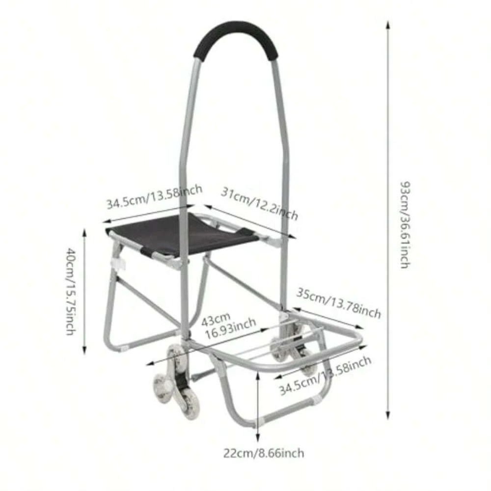 3 Wheel Folding Art Cart with  - огляд і ціна Outdoor Camping Shop